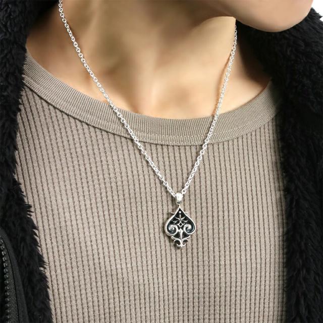 Ms collection スペード アラベスク ネックレス ペンダント ペンダント