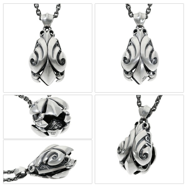 M's collection エムズコレクションTRIPLE X EDITION BELL シルバー ネックレス シルバー925 シルバーアクセサリー ペンダント ベル 鈴 トライバル_5