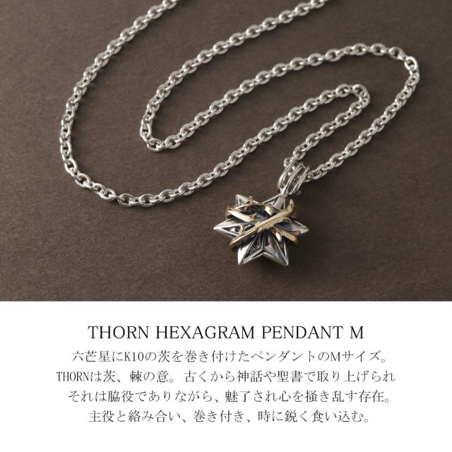 Ms collection エムズコレクション THORN 六芒星 茨 シルバー