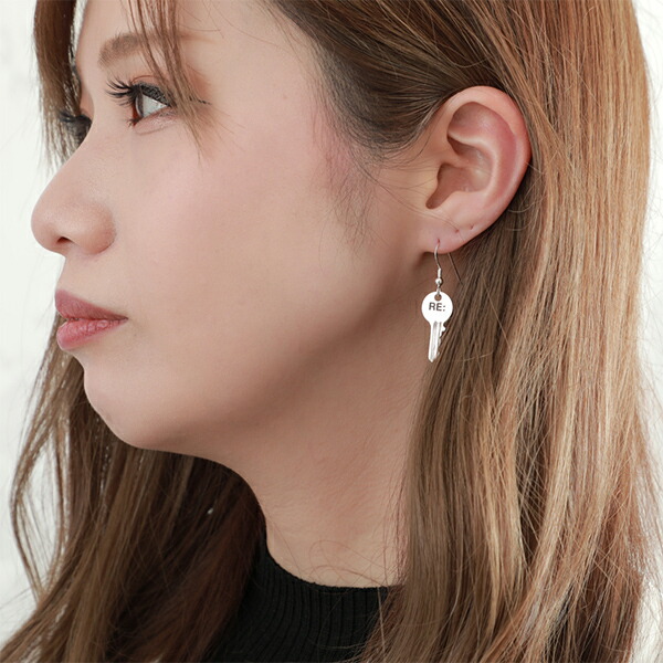 Ms collection エムズコレクション RE: キー フックピアス 1P 片耳用