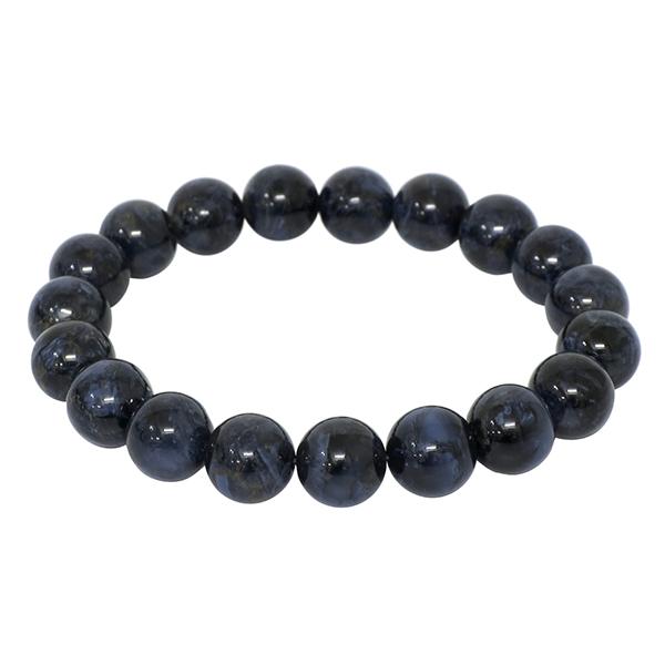 ピーターサイト 3A グレード ブレスレット 10.2mm 17.5cm 天然石 パワーストーン ブレス ブルータイガーアイ タイガーアイ 数珠ブレスレットの通販は
