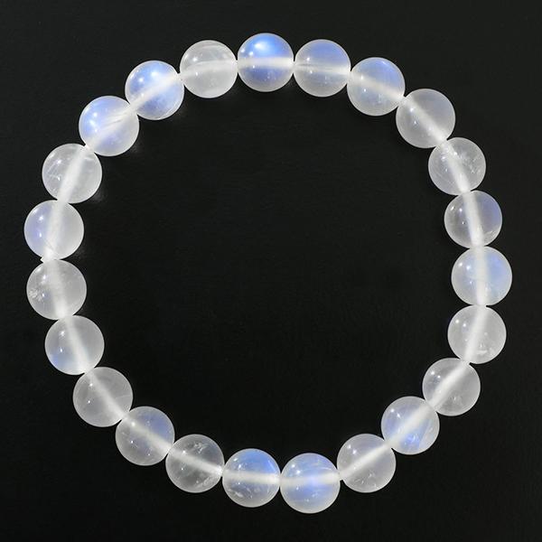 ロイヤルブルームーンストーン 5A グレード 高品質 ブレスレット 8mm  
