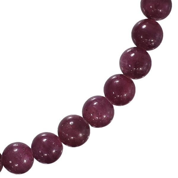 週末SALE❣️天然石 大玉 パープル サファイア ルビー ブレスレット 17ミリ 週末SALE❣️天然石 大玉 パープル サファイア ルビー