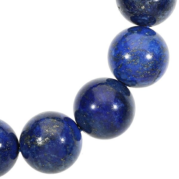 ラピスラズリ ブレスレット 16mm 17.5~19.5cm M~LL サイズ 大玉 誕生石 12月 天然石 パワーストーン メンズ レディース 数珠ブレスレット ラピス_3