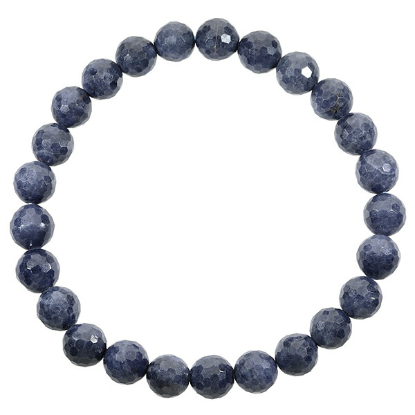 サファイア カット ブレスレット 7mm 16.5~17.5cm S〜L サイズ 誕生石 