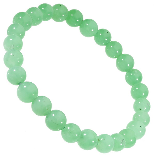 クリソプレーズ 5A グレード ブレスレット 7.3mm 17.5cm メンズM