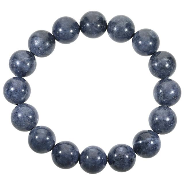 サファイア ブレスレット 12.5mm 18cm メンズ M レディース L サイズ 