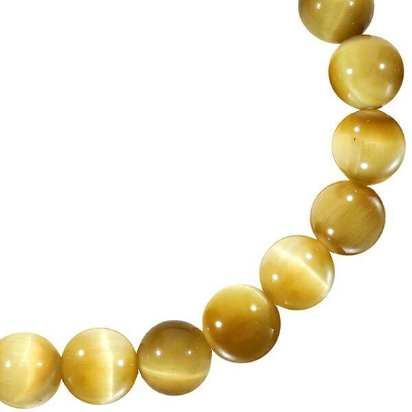 ゴールデンタイガーアイ ブレスレット 8mm 17〜18.5cm M〜L