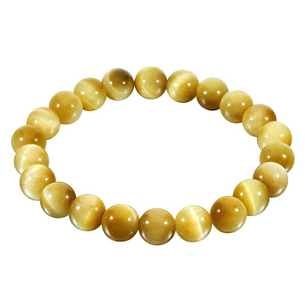 ゴールデンタイガーアイ ブレスレット 8mm 17〜18.5cm M〜L