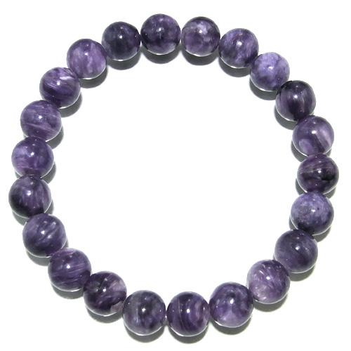 8mm 17cm チャロアイト ブレスレット (レディースMサイズ)天然石