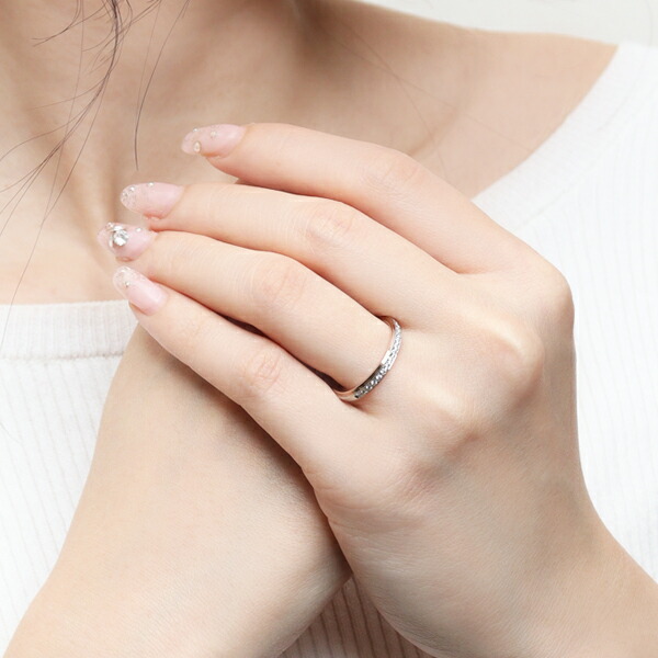 結婚指輪 刻印無料 ペアリング Petit Marie プチマリエ 20周年記念モデル セントセシリアコレクション プラチナ 18金CPG ダイヤモンド_4