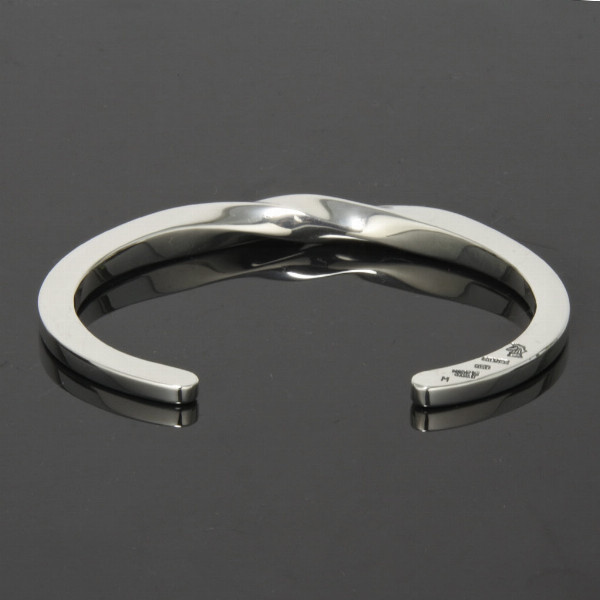 PUERTA DEL SOL メビウス バングル シルバー950 ユニセックス シルバーアクセサリー 銀 SV950 ブリタニアシルバー ブレスレット 腕輪_1