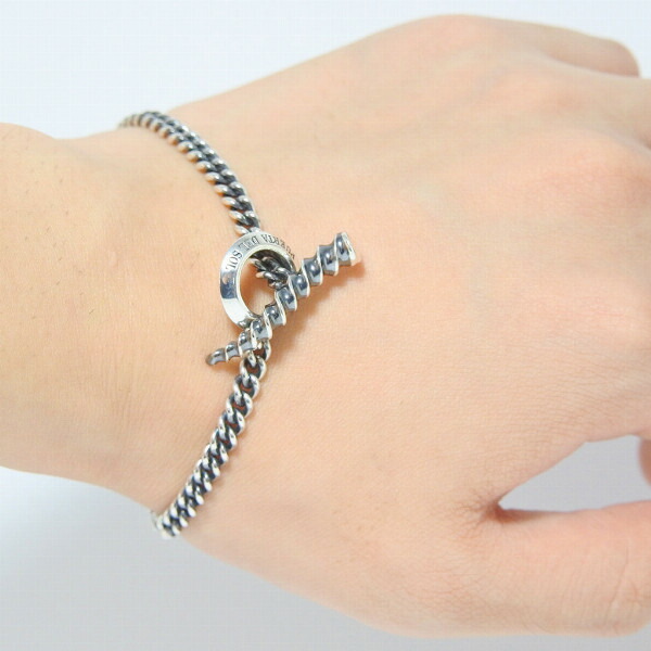 PUERTA DEL SOL Inpara Horn T-Bar インパラホーン ブレスレット シルバー950 ユニセックス シルバーアクセサリー 銀 SV950 ブリタニアシルバーの通販は