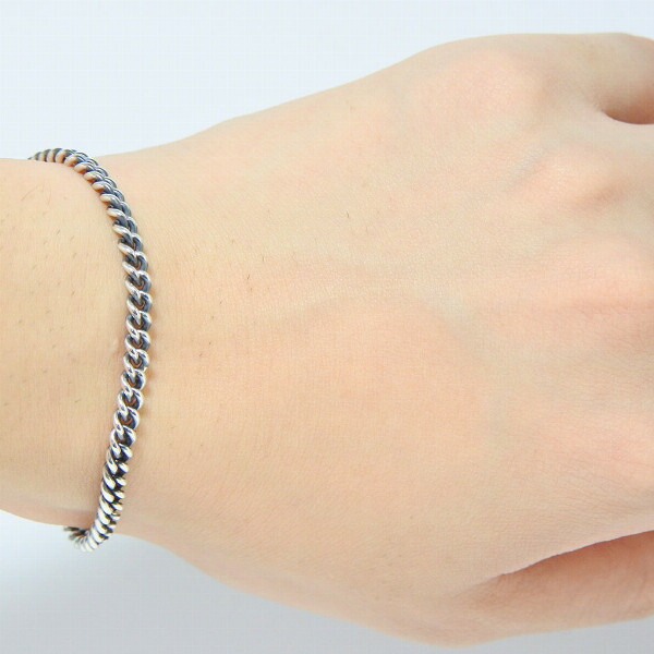 PUERTA DEL SOL Inpara Horn T-Bar インパラホーン ブレスレット シルバー950 ユニセックス シルバーアクセサリー 銀 SV950 ブリタニアシルバーの通販は