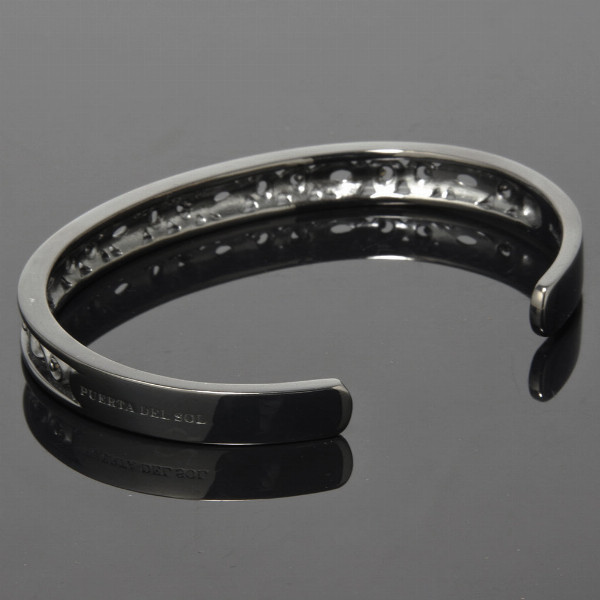 PUERTA DEL SOL Scroll Bangle スクロール 唐草模様 バングル ブラック