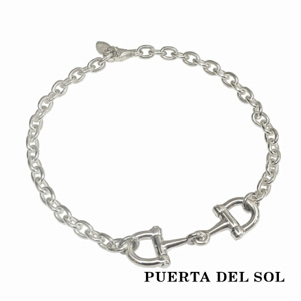 PUERTA DEL SOL Horse Bit ホースビット ブレスレット シルバー950 ユニセックス シルバーアクセサリー 銀 SV950 ブリタニアシルバー 22,330円