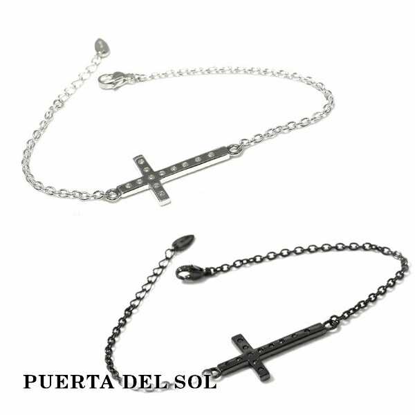 PUERTA DEL SOL Destroy 破壊 ブレスレット ジルコニア シルバー950 チタンコーティング ユニセックス シルバーアクセサリー 銀 SV950の通販は