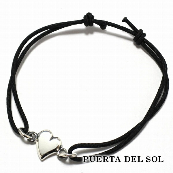 PUERTA DEL SOL トランプスート ハート コード ブレスレット シルバー950 ユニセックス シルバーアクセサリー 銀 SV950 ブリタニアシルバー