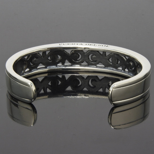 PUERTA DEL SOL スクロールワーク マッシヴ バングル Mサイズ シルバー950 ユニセックス シルバーアクセサリー 銀 SV950 ブリタニアシルバー_2