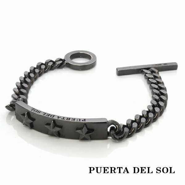 PUERTA DEL SOL ボックス プレート スター ID ブレスレット マット ...