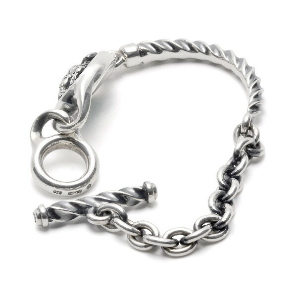 PUERTA DEL SOL スコーピオン ハーフバングル ブレスレット Mサイズ シルバー950 ユニセックス シルバーアクセサリー 銀 SV950 ブリタニアシルバー_2