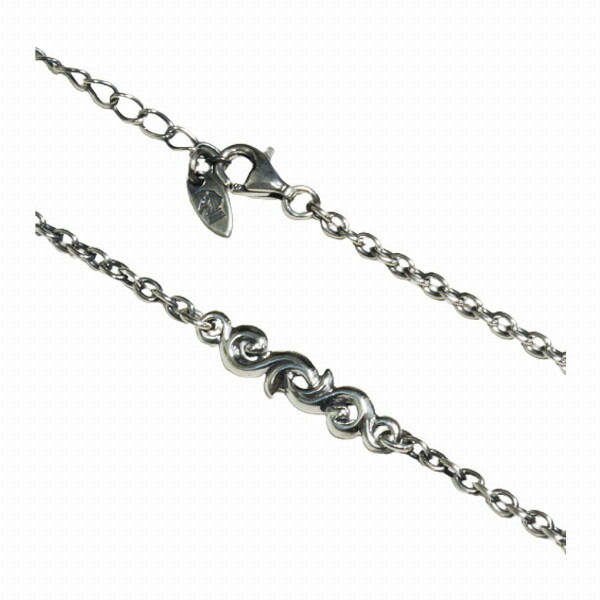 PUERTA DEL SOL アラベスク チェーン ネックレス(チェーン付き) 65cm シルバー950 ユニセックス シルバーアクセサリー 銀 SV950 ブリタニアシルバー_2