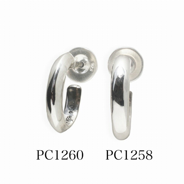 PUERTA DEL SOL トラディショナル シルバー ピアス シルバー950 ユニセックス シルバーアクセサリー 銀 SV950 ブリタニアシルバー ピアス イヤリング_1