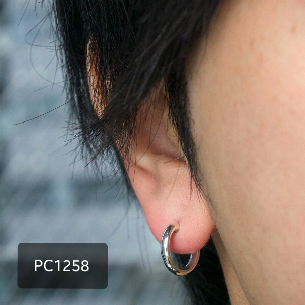PUERTA DEL SOL トラディショナル シルバー ピアス シルバー950 ユニセックス シルバーアクセサリー 銀 SV950 ブリタニアシルバー ピアス イヤリング_4