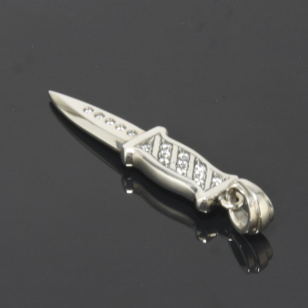 銀　シルバー　Sterling 950k . uyeda テーブルナイフ　2本 PUERTA DEL SOL 両刃 ダガーナイフ ブーツナイフ ペンダント