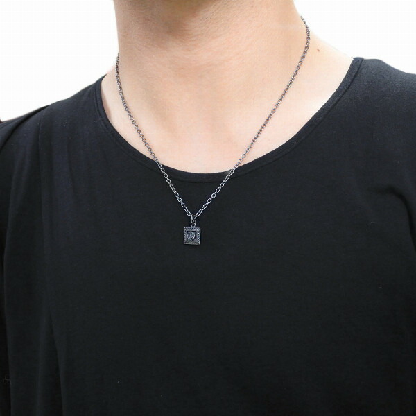 PUERTA DEL SOL Framed BlackRose ローズ ペンダント(チェーンなし) ブラック シルバー950 チタンコーティング ユニセックス シルバーアクセサリー 銀_2