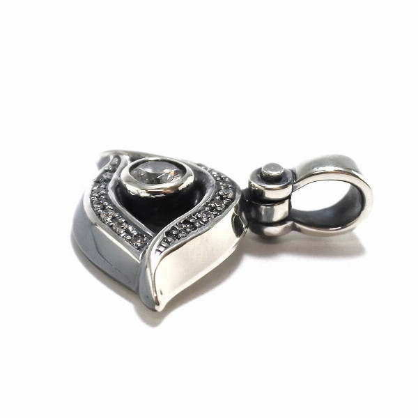 PUERTA DEL SOL アイ 目 眼 ジルコニア ダリ ペンダントトップ(チェーンなし) ジルコニア シルバー950 ユニセックス シルバーアクセサリー 銀 SV950_1