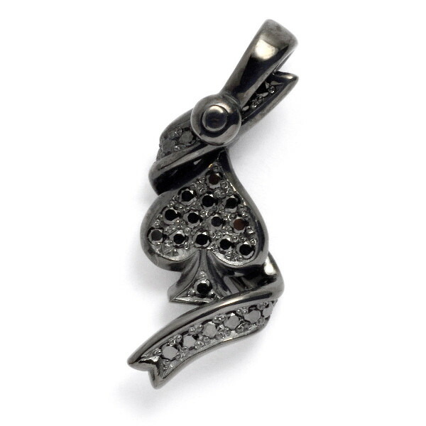 プエルタデルソル リバーシブル トランプ ペンダント ブラックダイヤ ルビー プエルタデルソル リバーシブル トランプ ペンダント ブラックダイヤ