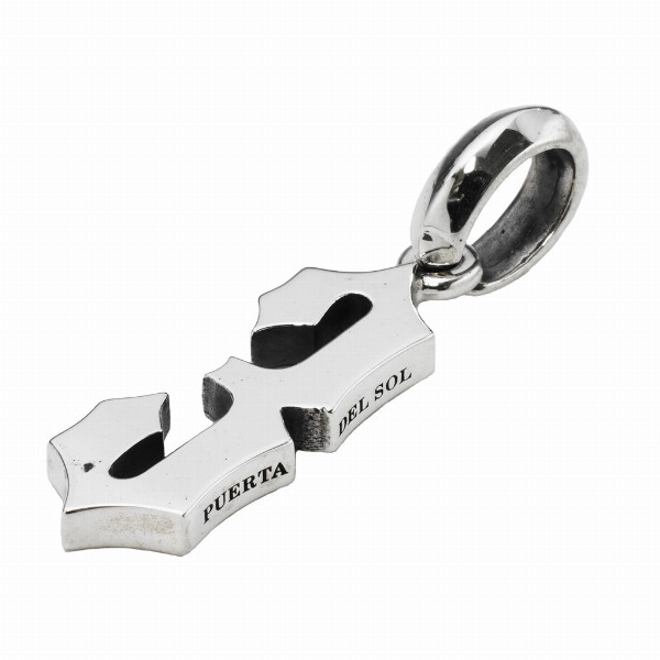 PUERTA DEL SOL Personal Number パーソナルナンバー 数字 大きめ 3 ペンダント(チェーンなし) シルバー950 ユニセックス シルバーアクセサリー 銀_2