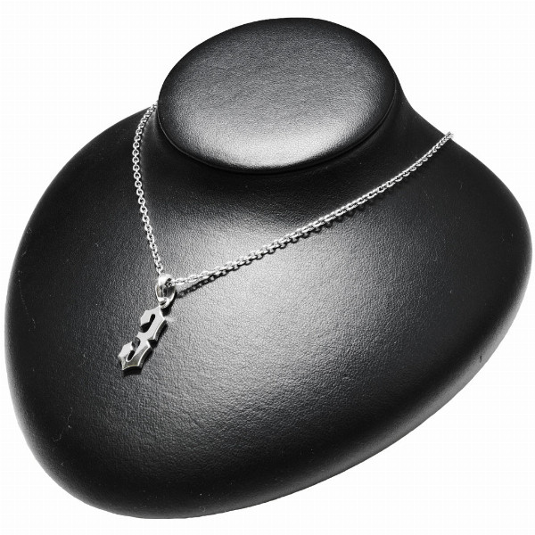 PUERTA DEL SOL Personal Number パーソナルナンバー 数字 大きめ 3 ペンダント(チェーンなし) シルバー950 ユニセックス シルバーアクセサリー 銀_3