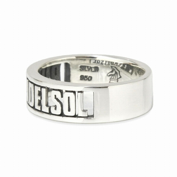 PUERTA DEL SOL Typography ブランドネーム タイポグラフィー リング(7号〜23号) シルバー950 ユニセックス シルバーアクセサリー 銀 SV950_1
