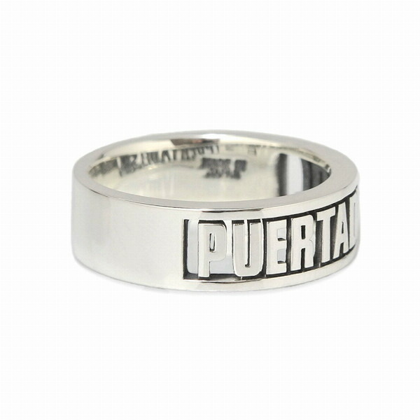 PUERTA DEL SOL Typography ブランドネーム タイポグラフィー リング(7号〜23号) シルバー950 ユニセックス シルバーアクセサリー 銀 SV950_2