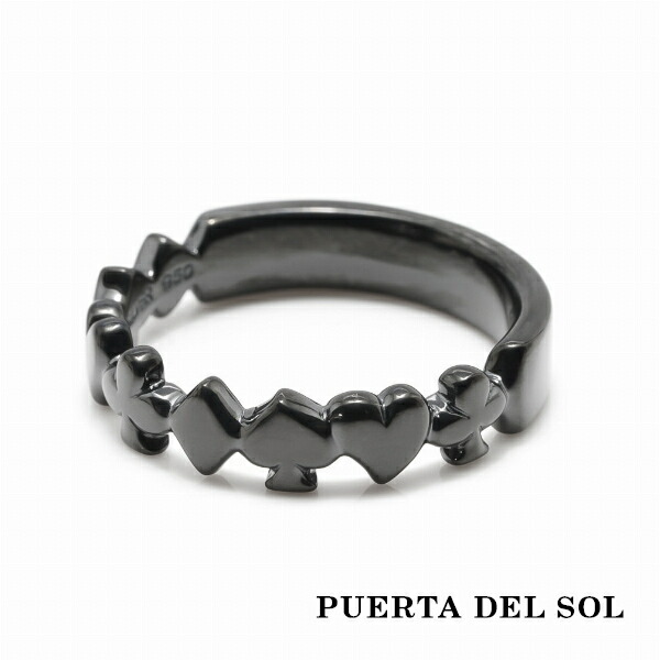 プエルタデルソル リバーシブル トランプ ペンダント ブラックダイヤ