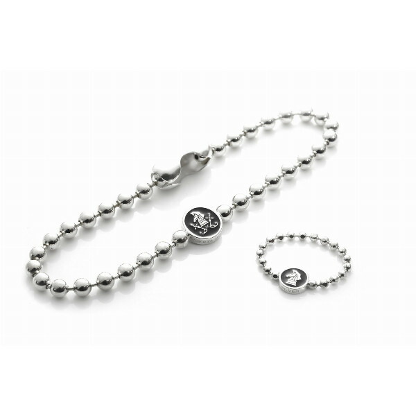 PUERTA DEL SOL ボールチェーン デザイン リング(4〜16号相当) シルバー950 ユニセックス シルバーアクセサリー 銀 SV950 ブリタニアシルバー_1