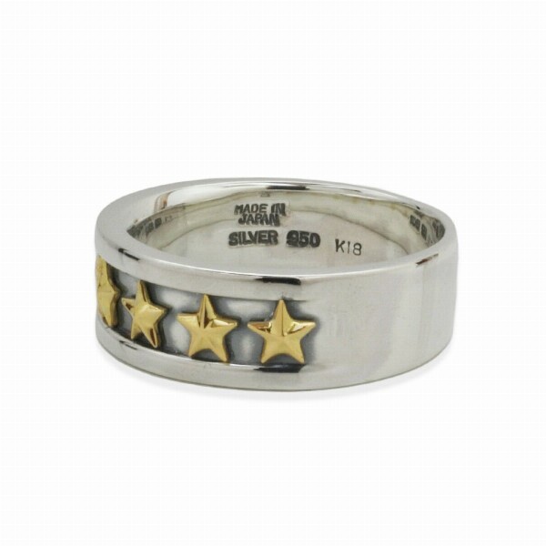 PUERTA DEL SOL 7STAR RING セブン スター イエローゴールド リング(7号〜23号) イエローゴールド シルバー950 K18 18金 ユニセックス