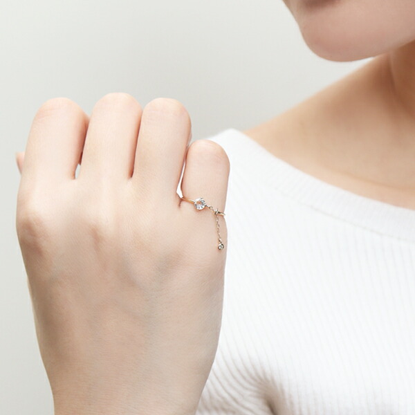 PINKY＆DIANNEピンキーアンドダイアン　リング/ホワイトトパーズ 9号 PINKY＆DIANNEピンキーアンドダイアンリング/ホワイトトパーズ 9号