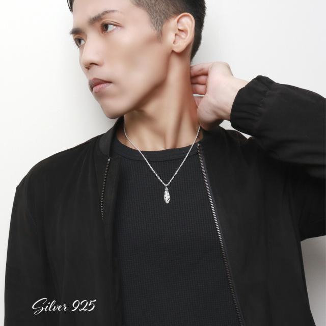 Que Crave フェザー 羽根 ペンダントトップ ネックレス ペンダント シルバー925 ガーネット アイオライト ペリドット ブルートパーズ_4