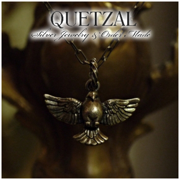 Quetzal ピースペンダント チェーンなし シルバーネックレス ペンダントトップ ペンダントヘッド ブランド シルバーペンダント ネックレス シルバー925