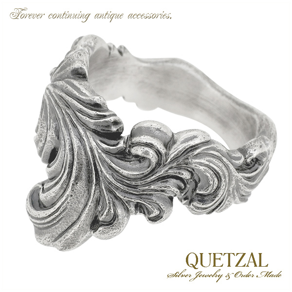 Quetzal ブラーゼンリング 13号〜27号/送料無料 シルバー925 シルバーリング メンズ シルバー 指輪 ブランド 大きいサイズ