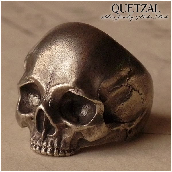 Quetzal ピンキータナトスリング シルバーリング 4号〜14号 ブランド 