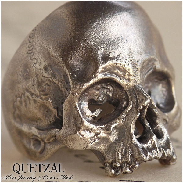 Quetzal タナトスリングディケイド シルバーリング 9号〜30号 ブランド リング シルバー925 ケツァール アンティーク ヴィンテージ 指輪