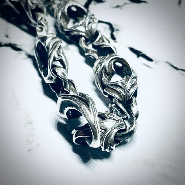 Revellia Ariadne ブレスレット シルバー チェーンブレスレット アート 造形 芸術 現代 美術 曲線 メンズブレスレット ブレス メンズ 男性 彼氏 夫_2