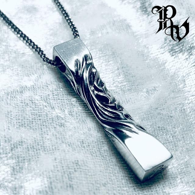 Revellia Vauge pendant ペンダントトップ チェーンなし シルバー 925 バー スティック ペンダント トップ ヘッド 植物 メンズ レディース 男性 女性