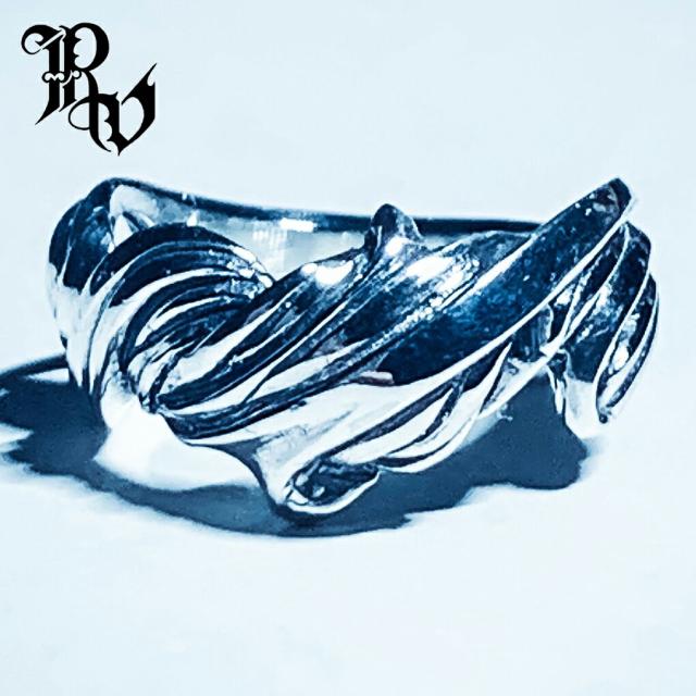 Revellia Lueur リング 指輪 6〜17号 シルバー 925 アート 造形 芸術 現代 美術 ねじり ツイスト 曲線 シルバーリング メンズ レディース 男性 女性