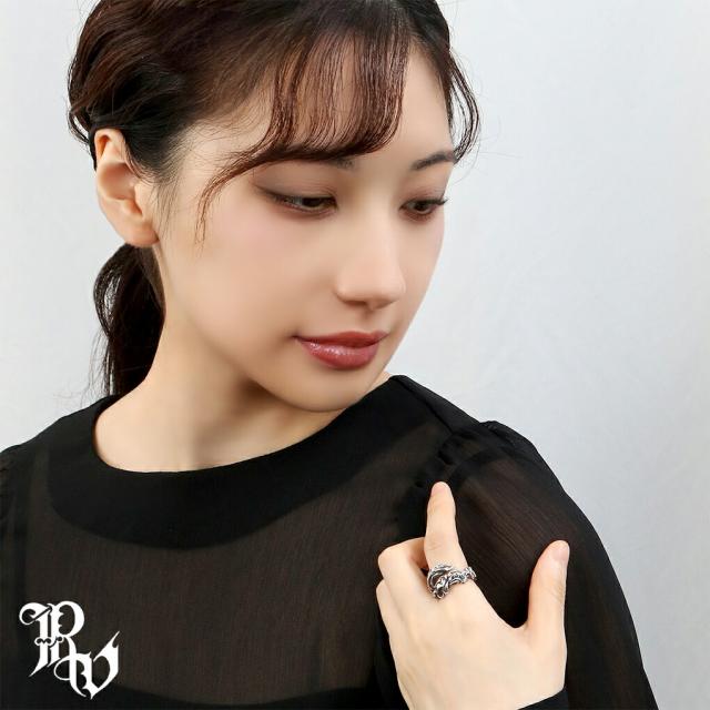 Revellia Liberty リング 指輪 10〜16号 シルバー リバティ 自由 翼 アンティーク ゴシック かっこいい ロック ハード シルバーリング メンズ_3