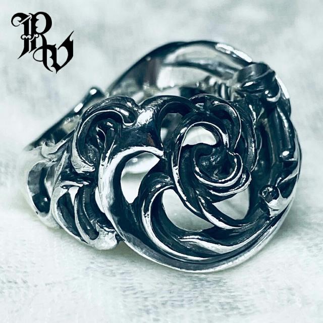 Revellia Acanthus リング 指輪 9〜18号 シルバー 925 植物 模様 葉 葉っぱ アート 造形 芸術 美術 シルバーリング メンズ レディース 男性 女性 彼氏